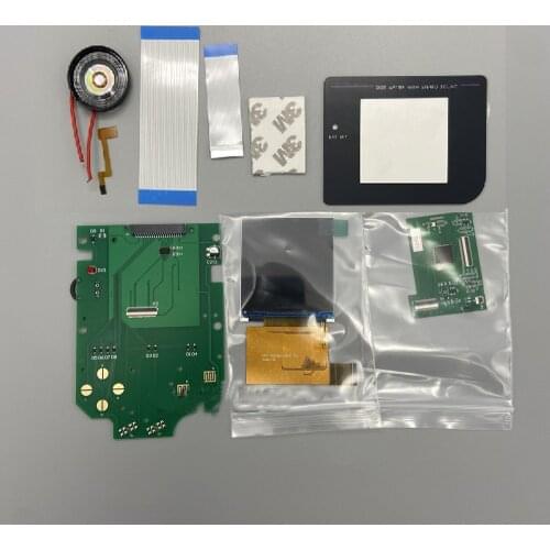 10 pcs a lot Easy installation 2.2 inch IPS high brightness LCD screen for Gameboy for GB No welding is required