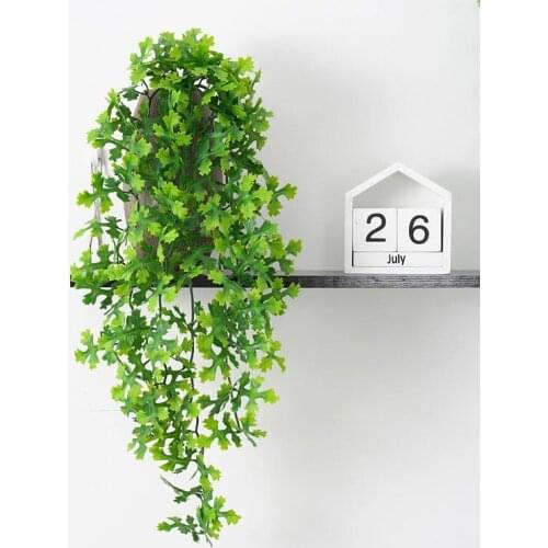 63cm Artificial Plant Vine Lifelike Faux Fern Vine Wall Hanging artificial plants for home decor tropical plantas artificiais