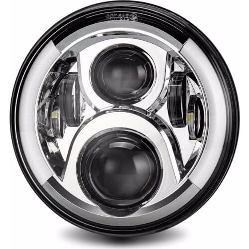 7 Inch Round moto Projector Headlight for Road King Street Glide Fatboy