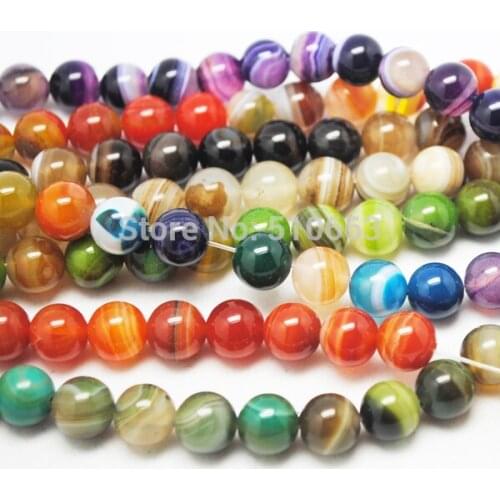 Mix 5 Different Colors,450 Pieces/Lot,Nature Agatee Bead,For Shambala Bracelet Making,Charms Jewelry,Size: 4mm