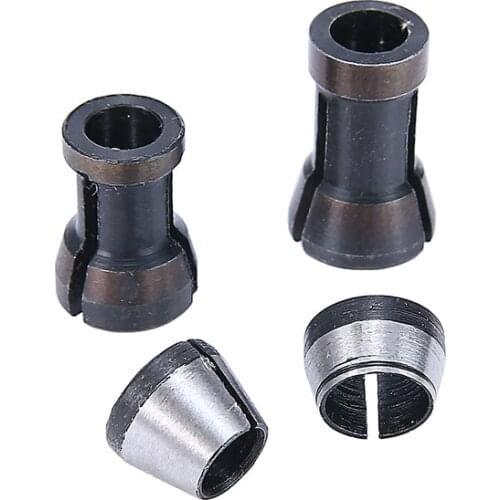 Collet Chuck Engraving Trimming Machine Electric Router Tool 6/6.35/8mm Woodworking Routers Bit Engraving Milling Cutter Chuck