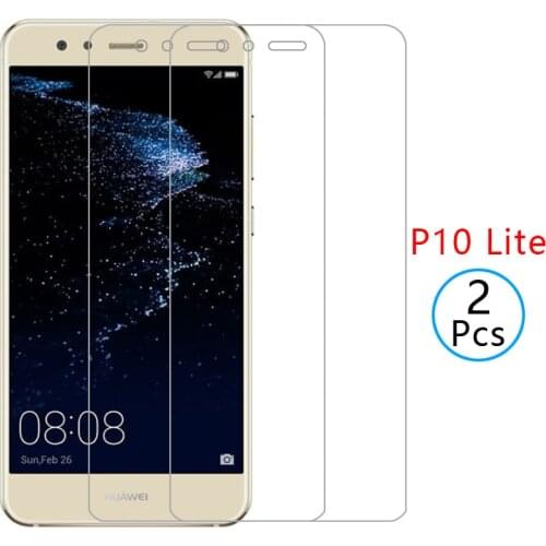 Case for huawei p10 lite cover tempered glass screen protector on p 10 light p10lite protective phone coque global huawey huawai
