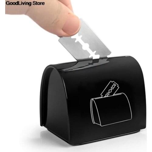 Blade Disposal Case Storage Bank for Used Razor Blades Household Safe Guard for store 300 blades Blade Disposal Case