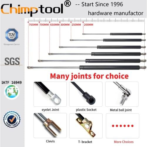 1 Piece Gas Spring Shock Absorber Hydraulic Lift Support Bar Gasveer Strut For RV Bed Car Machine Furniture Can Size Customize