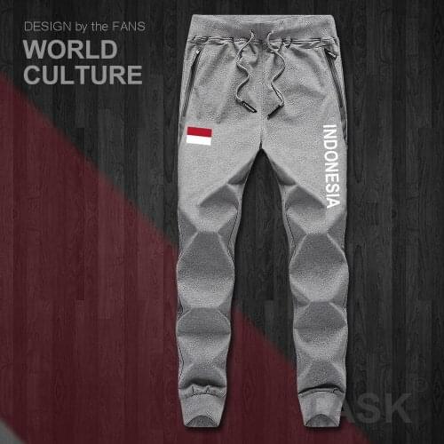 Indonesia Indonesian IDN ID mens pants joggers jumpsuit sweatpants track sweat fitness fleece tactical casual nation country NEW