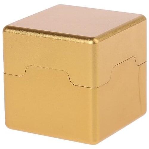 Pocket Billiard Cue Chalk Holder Aluminum Portable Mini Cue Tips Chalk Pool Chalks Carrier Case Box