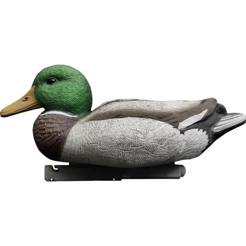 Mallard Short Head Drake Duck Decoy Duck Hunting Decoys 14 in 3D PE Outdoor Floating Duck 1 Pcs Garden Pool Decoration