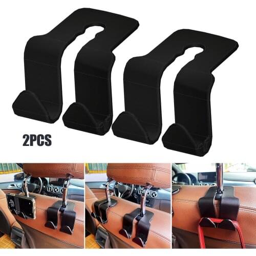 Car Seat Headrest Hooks Auto Seat Back Organizer Purse Bag Hanger Car Small Hook Mobile Phone Holder Car Accessories Hooks