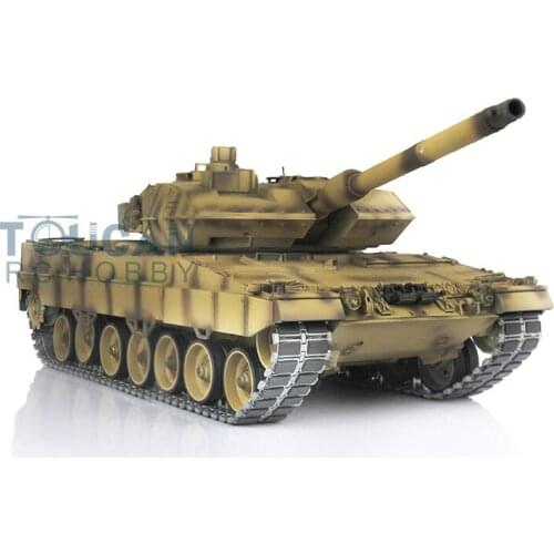 Leopard2A6 RC Tank 3889 Ver2 Full Metal Chasis 1/16 Customized Camo Yellow TH00942