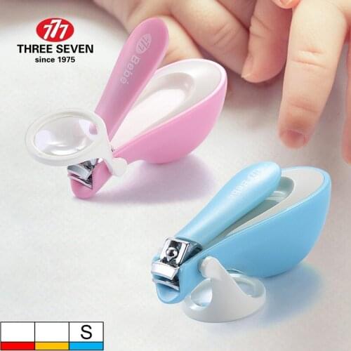 THREE SEVEN/777 Magnifier Nail Clipper Trimmer Lovely Baby Care H-Carbon Steel Professional Nail Tools