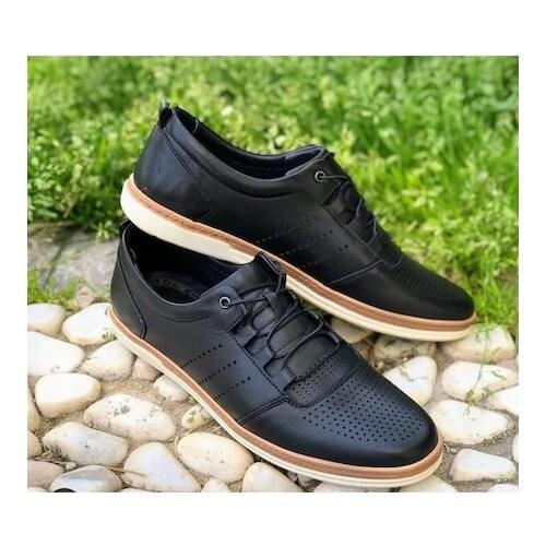 100% Leather Casual Shoe Comfortable Shoes Orthopedic Leather Men Shoelaces Turkey Production Quality 4 Color