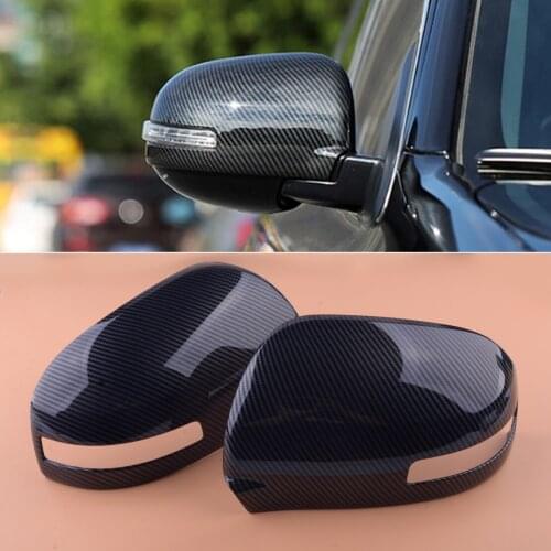 2pcs Side Rearview Mirror Cover Trim Fit for Mitsubishi Outlander Sport ASX With Turning Lights 2019 2018 2017 2016