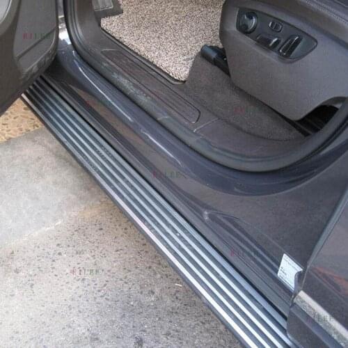 World Premiere Running Board Side Step Nerf Bar Fit for Audi Q7 2016 2017 2018 Premium/Plus/Prestige Car Styling Accessory