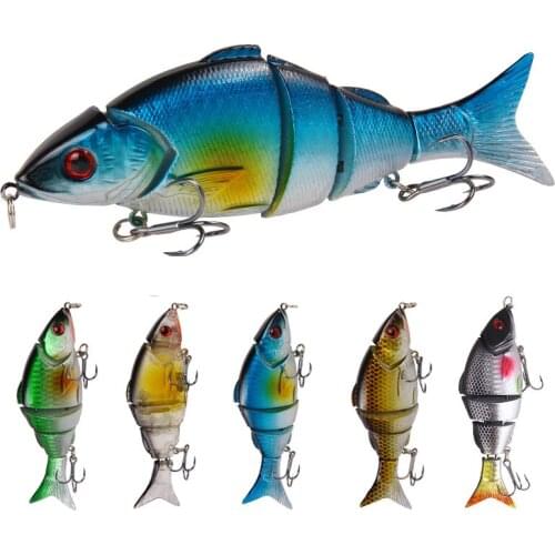 1pcs Popular Multi-section Fishing Lures 12.5cm21g Wobblers Hard Bait Artificial Crankbaits Fishing Tackle with Hooks Isca Pesca