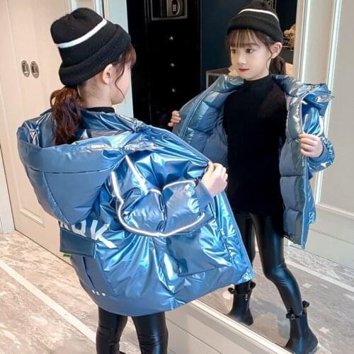 Winter Baby Down Coat Child Outerwear Overcoat Girls Parkas Teenager Windbreaker Girls Jackets Kids Winter Clothes4 5 6 8 10 12Y