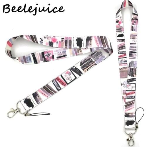 24pcs Reading Books Bookshelf Lanyard Badge ID Mobile Phone Rope Key Lanyard Neck Straps Accessories webbings ribbons Decoration