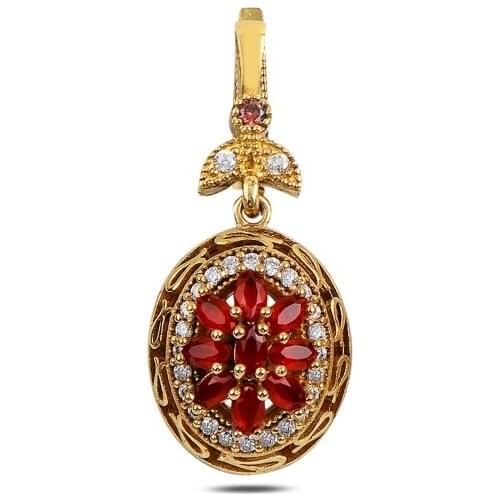 Silver 925 Sterling Zircon Cubic Zirconia Authentic Pendant