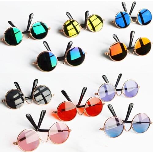 2021 Fashion Doll Toy Sunglasses For BJD Blyth American Grils Glasses Photo Prop Pet Glasses Toy Doll Sunglasses