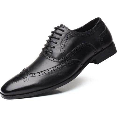 Designer Mens Formal Shoes Mens Leather Classic Square Shoes Flat Shoes Oxford Shoes Wedding Office Business Large Size 38-48