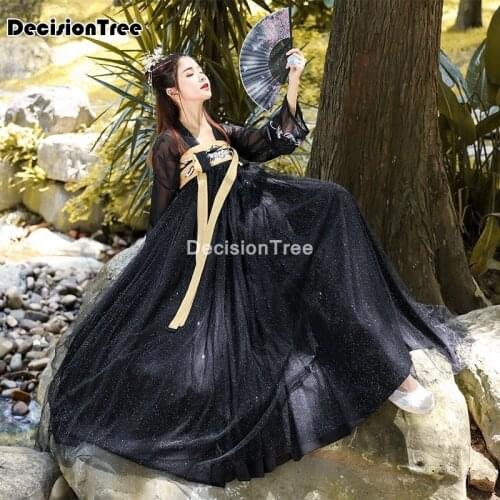2021 hanfu national costume ancient chinese cosplay costume ancient chinese hanfu women hanfu chinese stage dress plus size 6xl