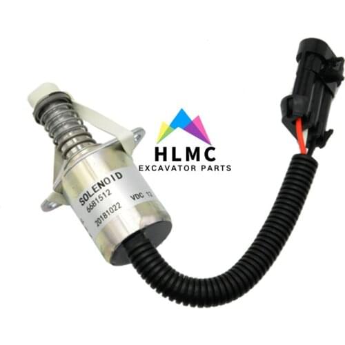 6681512 fuel shut off stop solenoid for Bobcat S150 S160 S630 S650 S750 S770