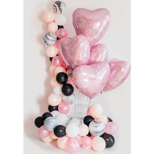 89PCS Wedding balloons Decoration Mariage Party Pink Ballon wedding Arch Background 18th Birthday Party Decorations Kids Adult