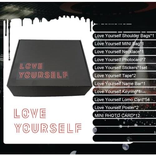 KPOP Bangtan Boys Album Love Yourself Spree Lucky Mystery Gift Box Subscription Box LH001