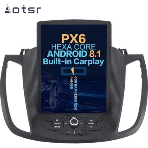 Aotsr Tesla 10.4“ Vertical screen Android 8.1 Car DVD Multimedia player GPS Navigation For Ford Kuga 2013-2017 built-in carplay