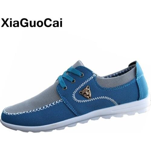 Spring Autumn Men Casual Shoes Breathable Lightweight Driving Shoes High Quality Canvas Boat Shoes Mens Flat Loafers Big Size