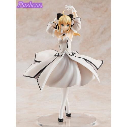 100% Original genuine Fate Grand Order Saber Lily 17cm Action Figure Anime Figure Model Toys Figure Collection Doll Gift