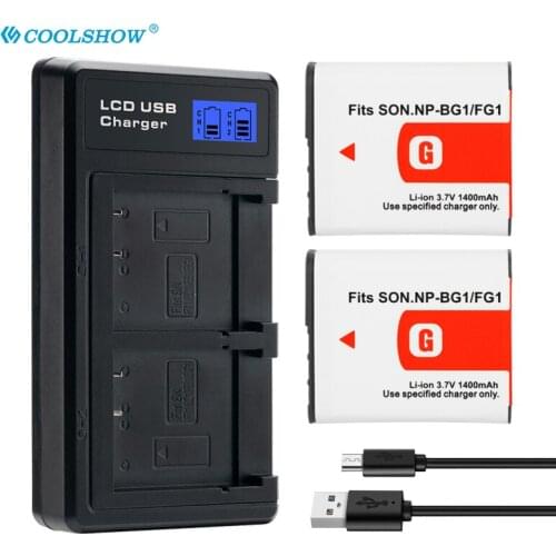 NP-BG1 NPFG1 Battery 1400mah for Sony DSC-H50 H55 H3 DSC-H7 DSC-H9 DSC-H10 DSC-H20 DSC-W100 DSC-WX1 Batteries