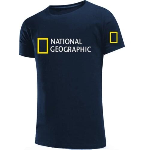 Fashion Hot Selling National Geographic T-shirt Discovery Expedition Sitcoms Men Male Man Short Sleeve Cotton T-shirt