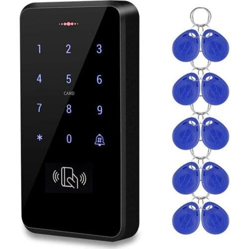 IP68 Waterproof RFID Card Door Access Backlight Keyboard 3000 User 125KHz Card Tokens Tamper-Alarm Outdoor Use