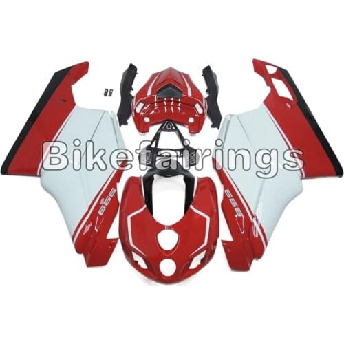 Red and White Sportbike Fairings For Ducati 999 749 Year 2005 2006 05 06 Monoposto Bodywork Kit Bike Fairings