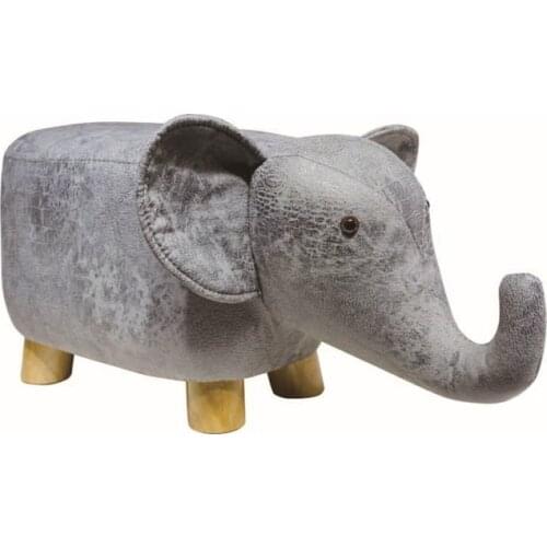 Creative Fashion Calf Stool Elephant Hippo Bench Shoes Bench Stool Children Cartoon Stool Solid Wood Animal Stool