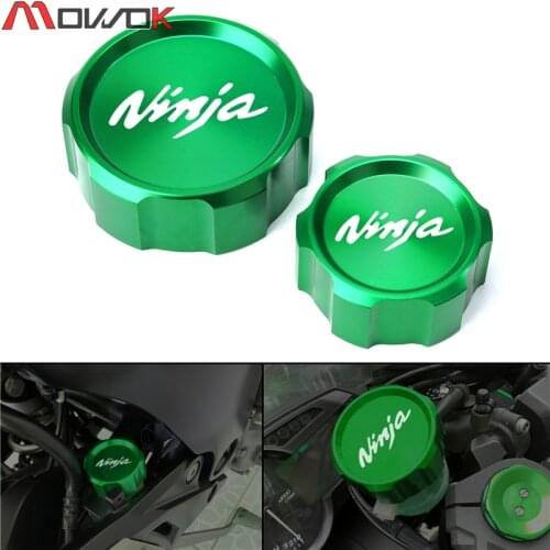 For Kawasaki Z1000SX Ninja 1000 ZX10R ZX6R Z900RS Z750 Motorcycle Accessories Front Brake Clutch Fluid Reservoir Cover Cap