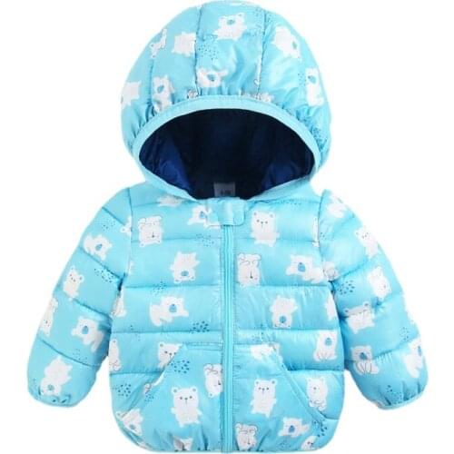 Baby Girls & Boys Winter Jackets Kids Thickening Padded Coat Toddler Outerwear Clothes Children Warm Jackets for Girls 6M-5Y
