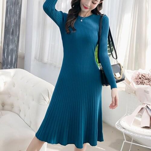 LJSXLS Fashionable Knitted Dresses