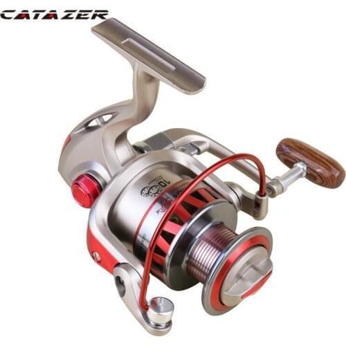 Metal Spinning Fishing Reel 1000-7000 Series Left / Right Rocker Interchangeable 5.5:1 10BB Fishing Wheel