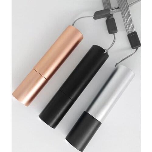 Mini Flashlight LED Zoom Dimmable Portable Lamp USB Rechargeable Waterproof Powerful Bright Flashlights For Fishing Camping