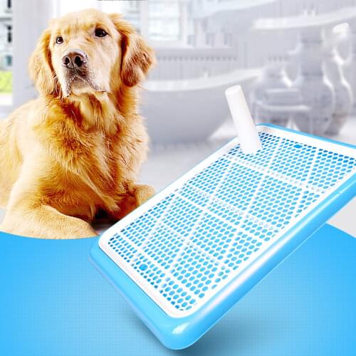 2020 New Plastic Dog Toilet Potty Pet Toilet Puppy Litter Tray Training Toilet Easy to Clean Portable Dog Training Toilet