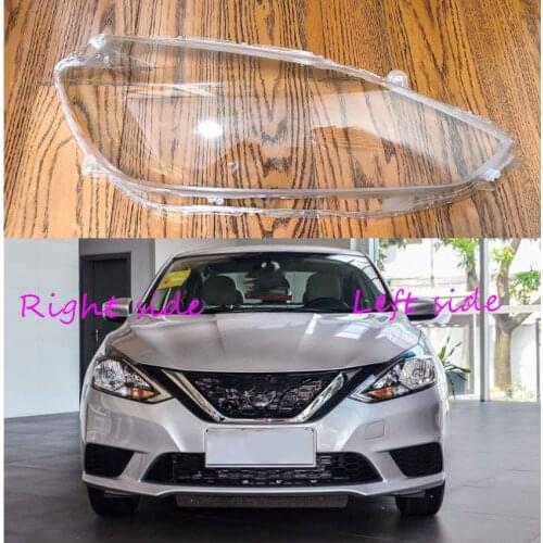 For Nissan Sylphy 2016 2017 2018 Car Headlight Cover Headlamp Lens Auto Shell Cover