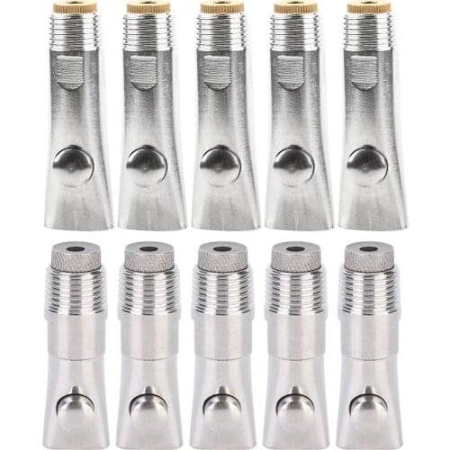 5Pcs DN15 Stainless Steel Flat Nozzle Automatic Pig Drinker Farm Accessory for Cattle Sheep Pig Farm Water Dispenser Thread Pig