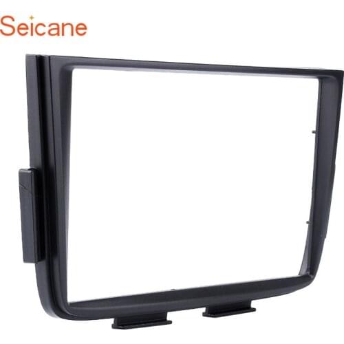Seicane 173*98mm 2 din Dash Panel Fascia Car stereo Frame for 2001 2002 2003 2004 2005 200 ACURA MDX Radio Dash Trim Kit Black