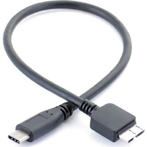 USB 3.0 Type C to Micro B Cable 5Gbps Data Connector Adapter For Hard Drive Smartphone PC Type C Charger Camera Disk Cord