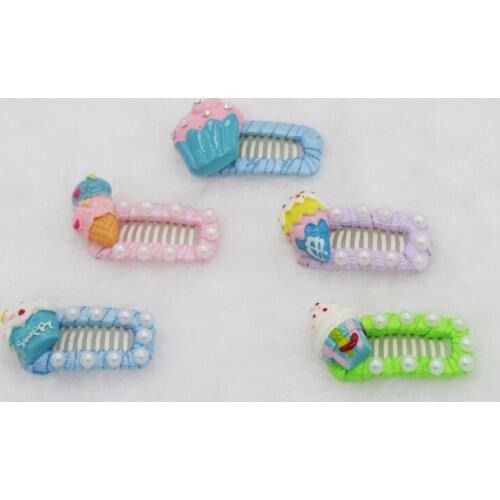 Pet flower clip wig accessories essential elastic snap Du BB hair clip pet supply 20pcs