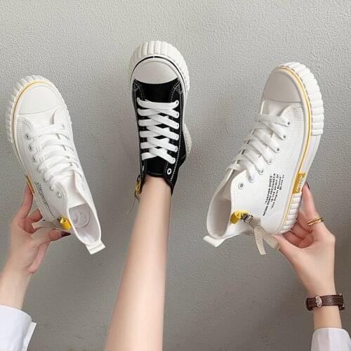 High top Sneakers canvas Breathable Women Tennis Shoes Sport Gym Athletic Jogging Light Lace-up Shoes Female Tenis Feminino