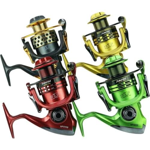 13+1BB Fishing Spinning Reel Freshwater Saltwater Fishing Carp Wheel Fishing Bait Casting Reels 1000-7000 Series