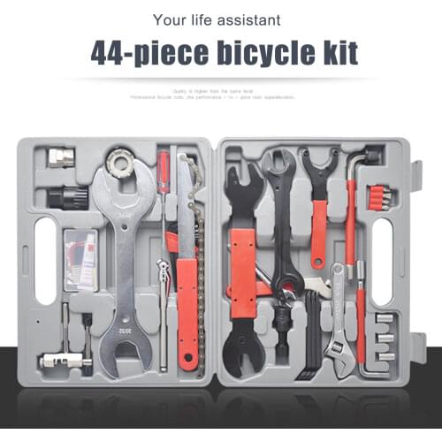 44-in-1 Professional Bicycle Repair Tools Cycling Multitool Chain Pedal BB Wrench Hex Key Bike Tools Kit Box Set Bike Repair Kit