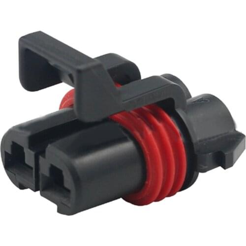 5/10sets 2pin delphi auto waterproof wire harness plug electric cable connector 12052613